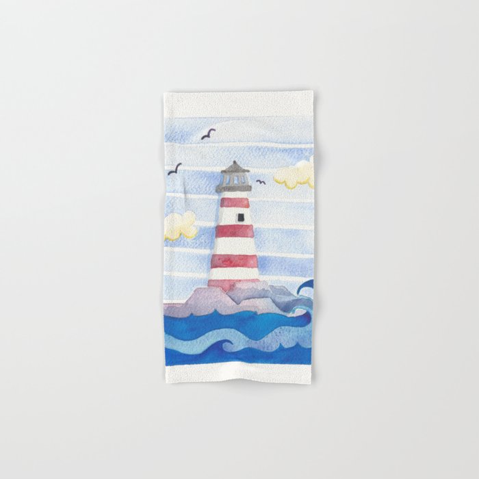 Lighthouse Hand & Bath Towel