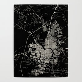 Laredo, USA - City Map Poster