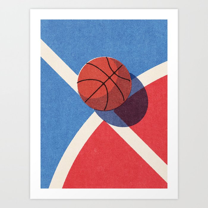 BALLS / Basketball - outdoor I Art Print