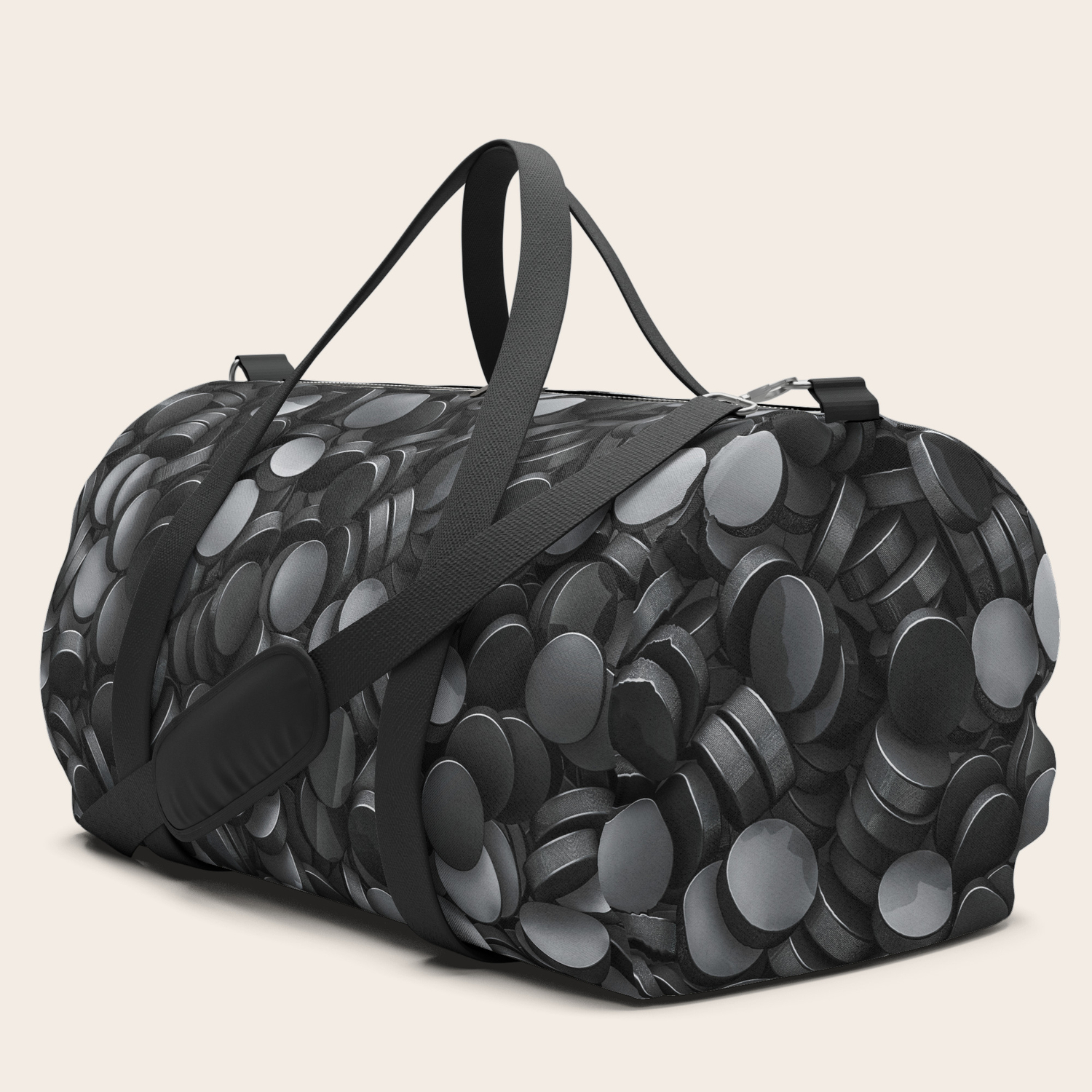 Hockey pucks Duffle Bag by GrandeDuc | Society6