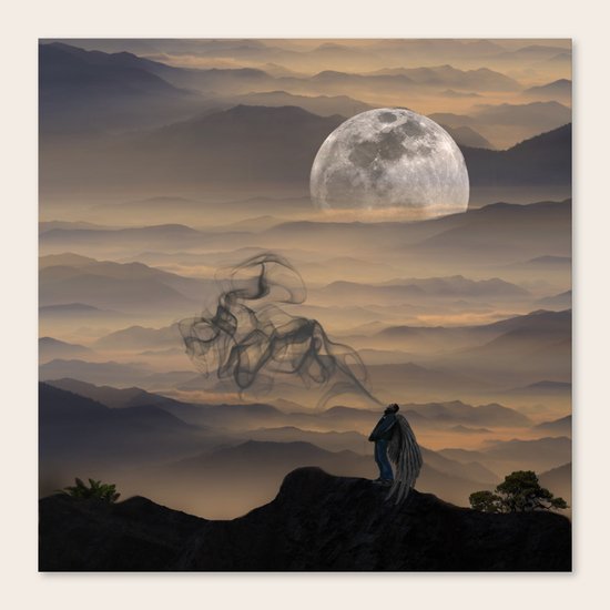Full Moon Canvas Print