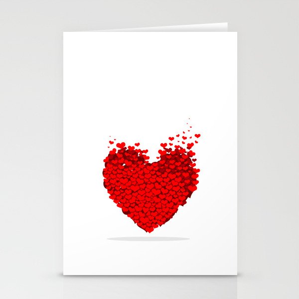 Hearts Stationery Cards