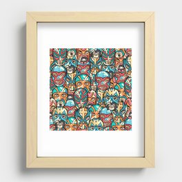 Lucha Libre Recessed Framed Print