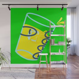 Lemonade Summer Retro Modern Art Print Wall Mural