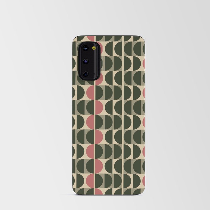 Shapes 18 in Forest and Rose Android Card Case