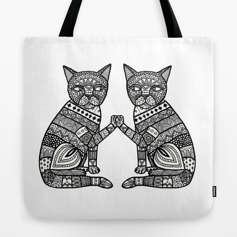 gemini tote bag
