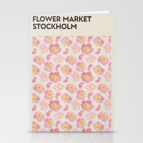 Flower Market Stockholm Stationery Cards