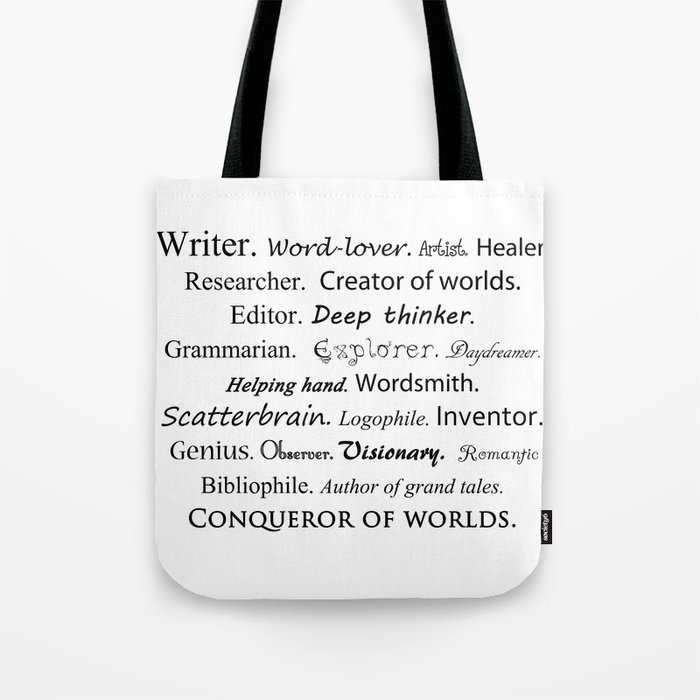 Writer Tote Bag