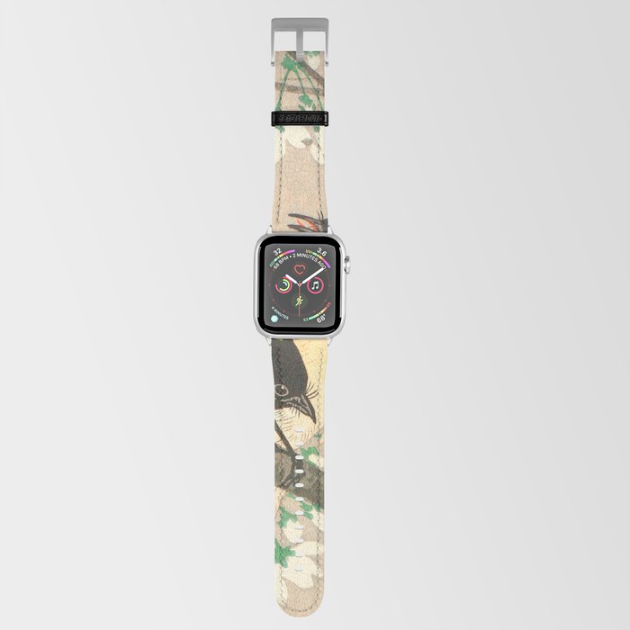 Tits on Cherry Branch Apple Watch Band