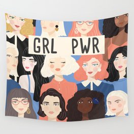Girl Power Wall Tapestry