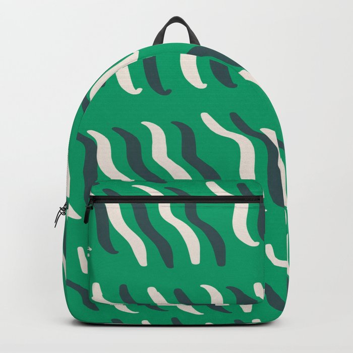 Scandinavian line art pattern 10 Backpack
