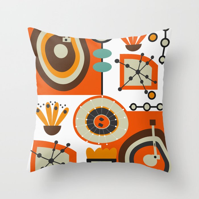 Vinyl And Flowers Throw Pillow By Cocosabstractions Society6