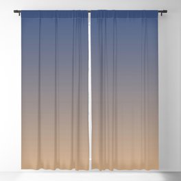 BLUE MOON & DESERT MIST two color Ombre pattern  Blackout Curtain