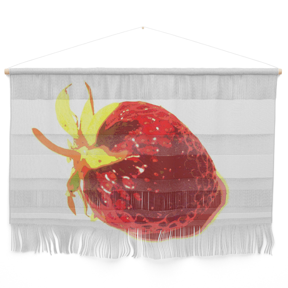 Strawberry - Old Man of the Earth Wall Hanging by artofmart