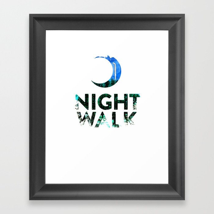 Night Walk (alt) Framed Art Print