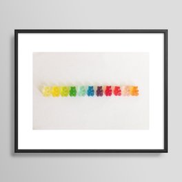 gummy bears Framed Art Print