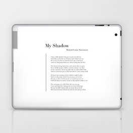My Shadow by Robert Louis Stevenson Laptop Skin