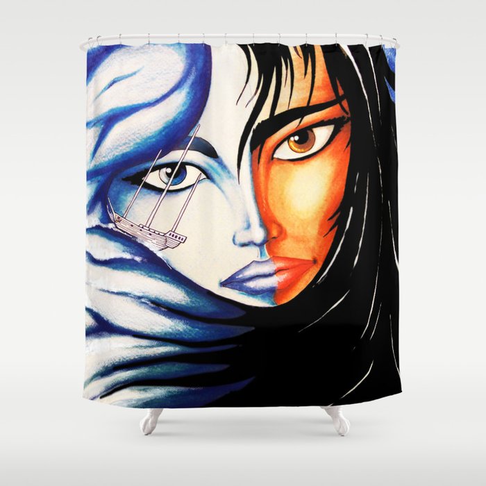 Loneliness Shower Curtain