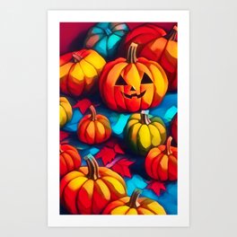 Pumpkin Season Art Print