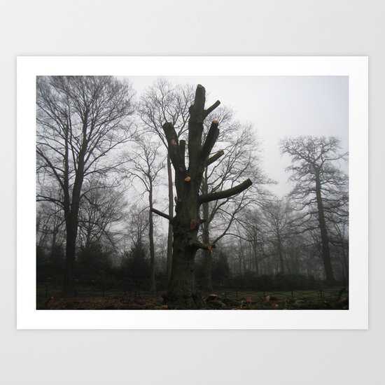 unarmed tree. Art Print