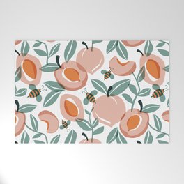 Just Peachy Welcome Mat