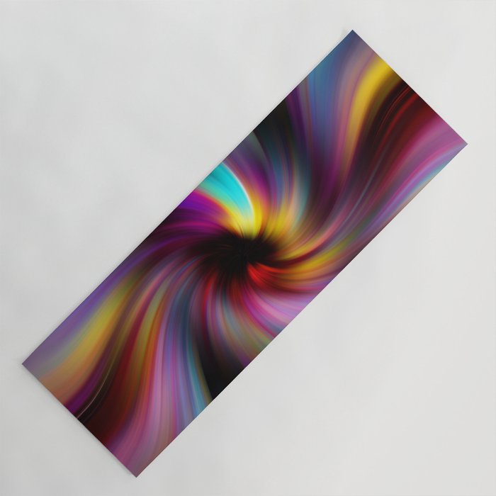 Abstract Fractal Background 6 Yoga Mat By Uniqued