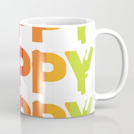 HAPPY  Stripes Coffee Mug