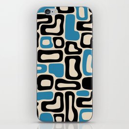 Retro Mid Century Modern Abstract composition 455 iPhone Skin