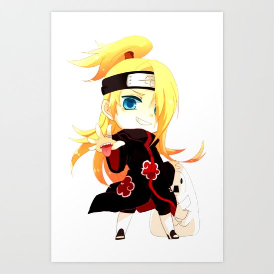 Deidara Chibi Art Print