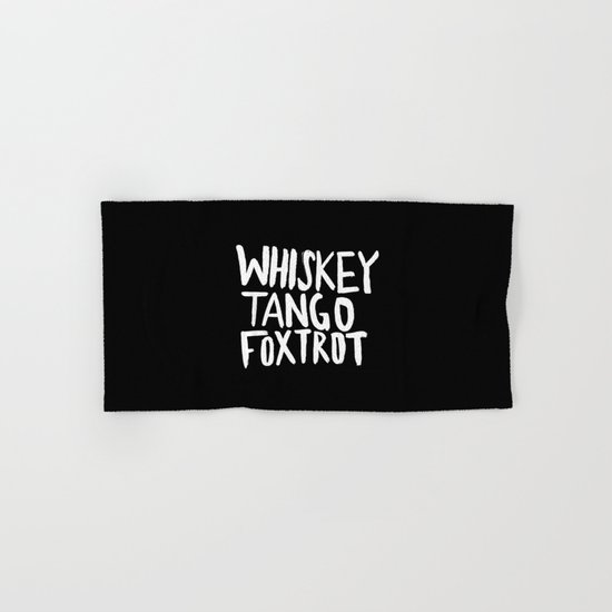 Whiskey Tango Foxtrot x WTF Hand & Bath Towel