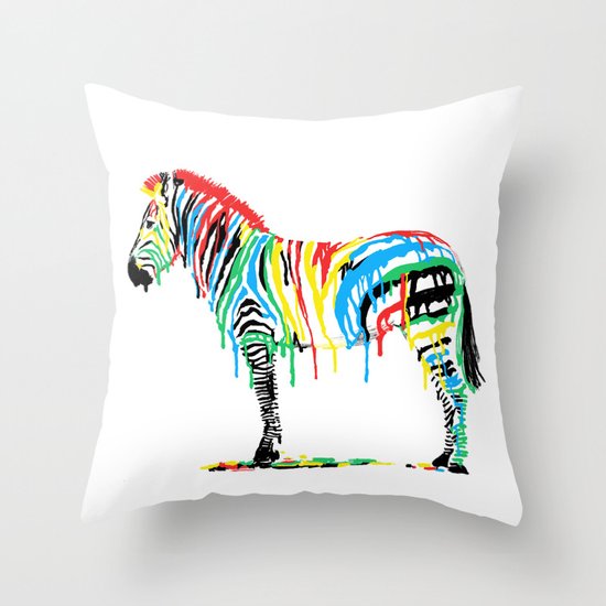 Fresh Paint Throw Pillow