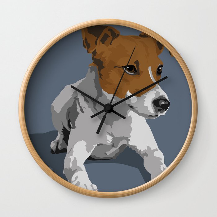 Jack Russell Terrier Dog Wall Clock