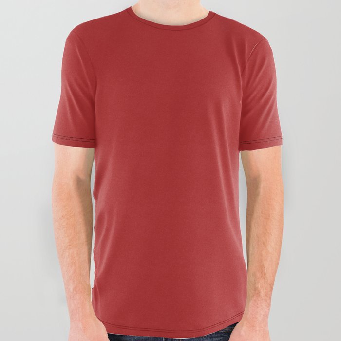 Bitten Red All Over Graphic Tee