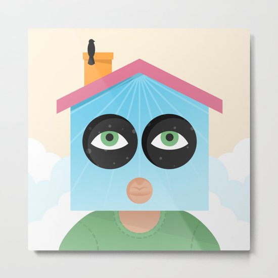 House of Birds Metal Print