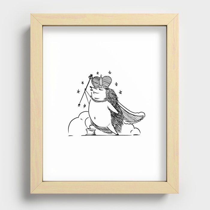 Ericito King Recessed Framed Print