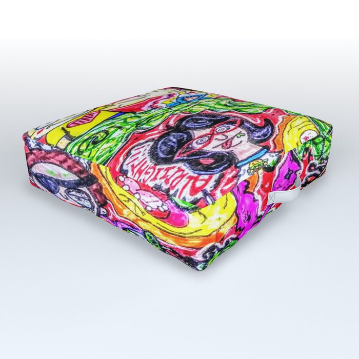 clash of the toons Outdoor Floor Cushion