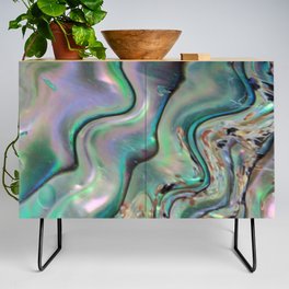Ivory Agate Pearl Iridescent Credenza