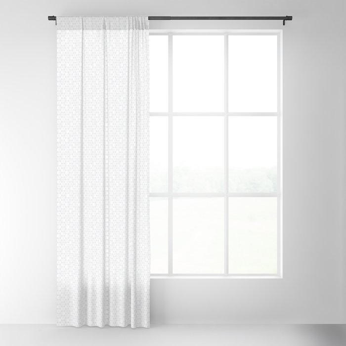  TYTYUU Alphabet Blackout Curtain, Black White Modern