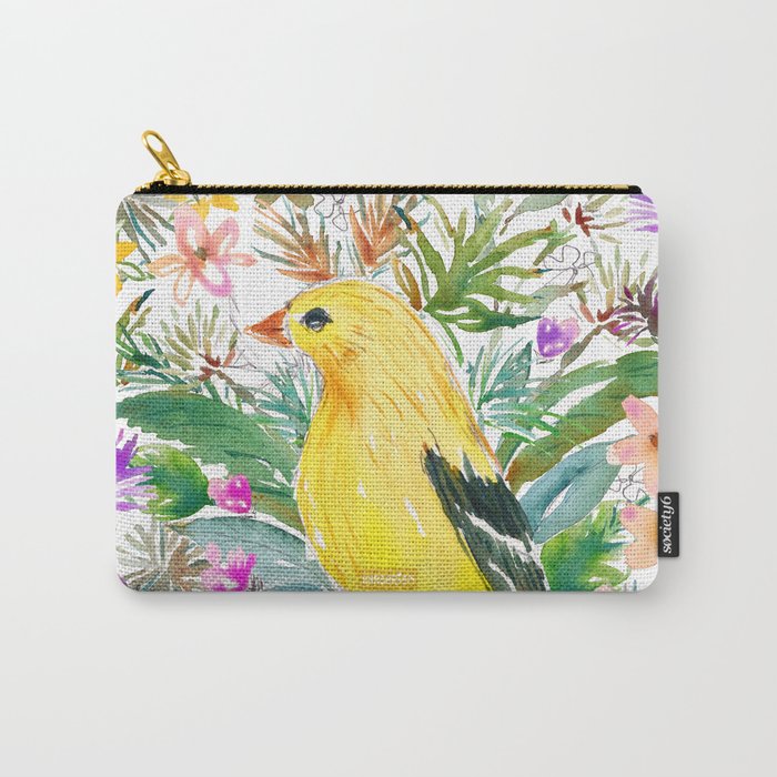 AURORA THE GOLDFINCH Carry-All Pouch
