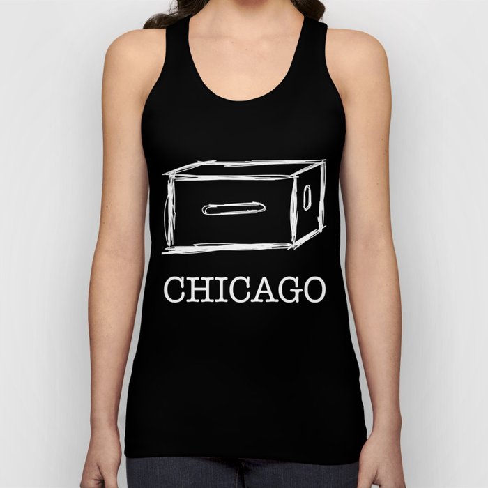 Chicago apple box (white) Tank Top