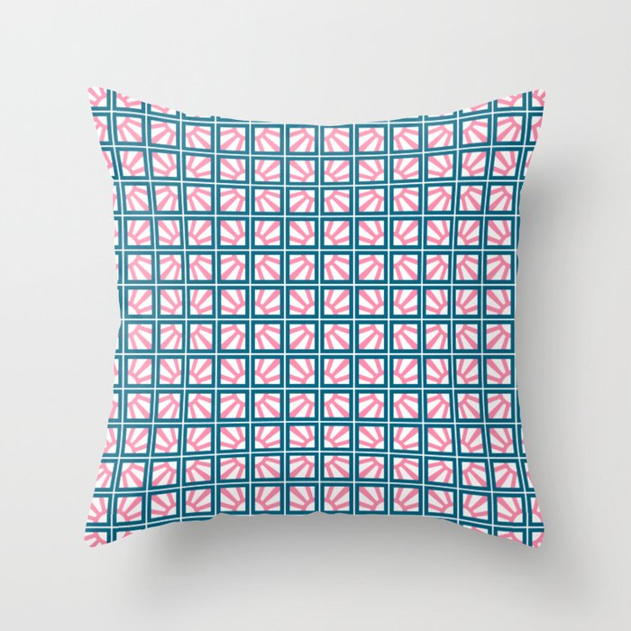 Breeze Block Eleven DPBP G Throw Pillow