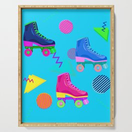 80"s Skate Party Blue Serving Tray