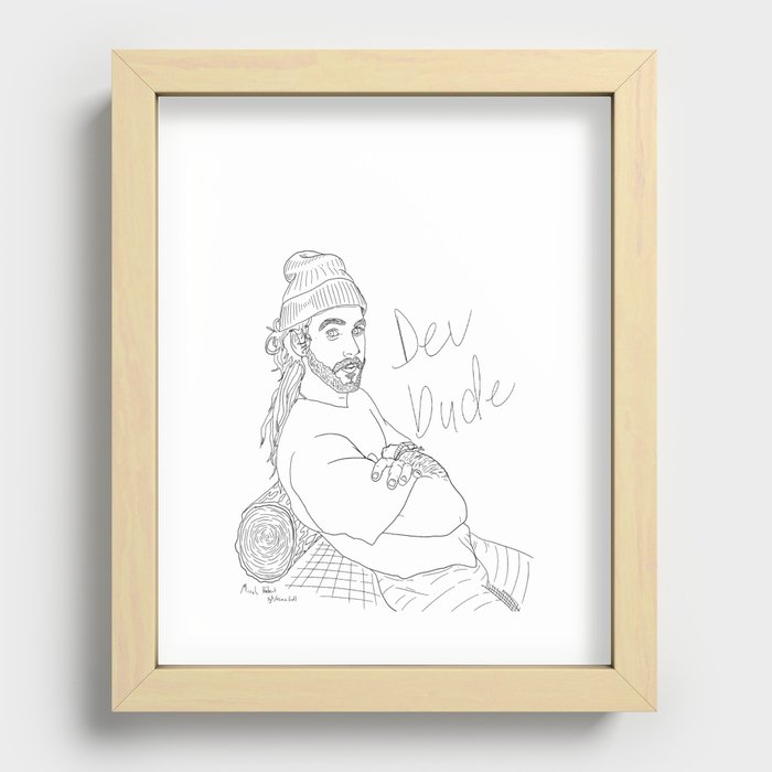 Dev Dude Recessed Framed Print