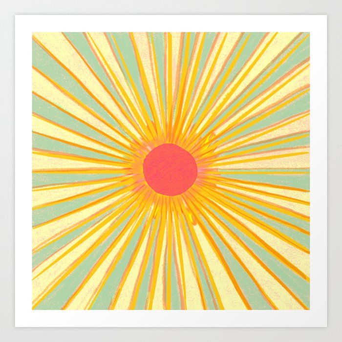 Sun In The Sky 4 Art Print