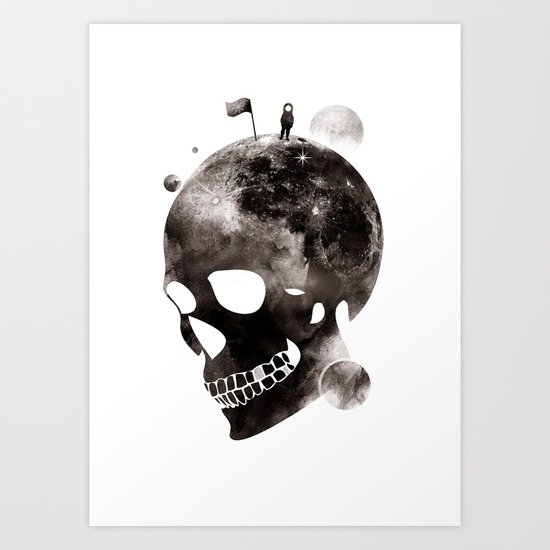the darkest side Art Print