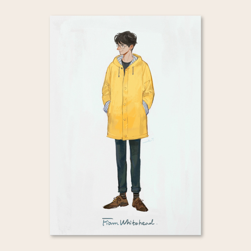 Fionn In Yellow Raincoat Canvas Print By Toixx Society6