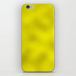 Yellow Neon Glass Foil Modern Collection iPhone Skin