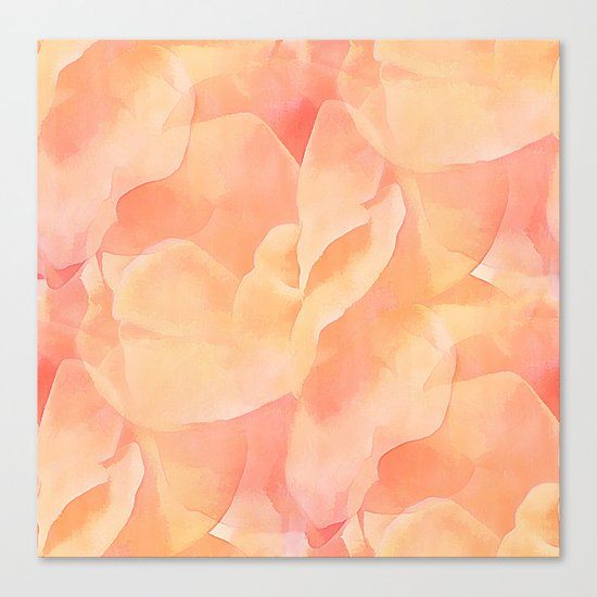 Nothing But Peach Canvas Print