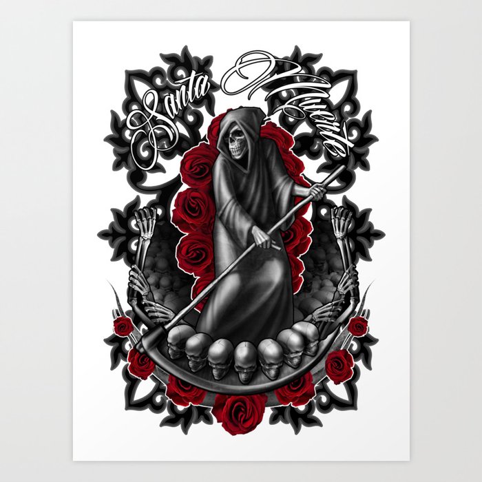Santa Muerte Friendship Wall Hanging Accessories Keychains Lanyards Valresa Com