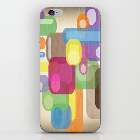 Retro Make'a Me Smile. iPhone & iPod Skin